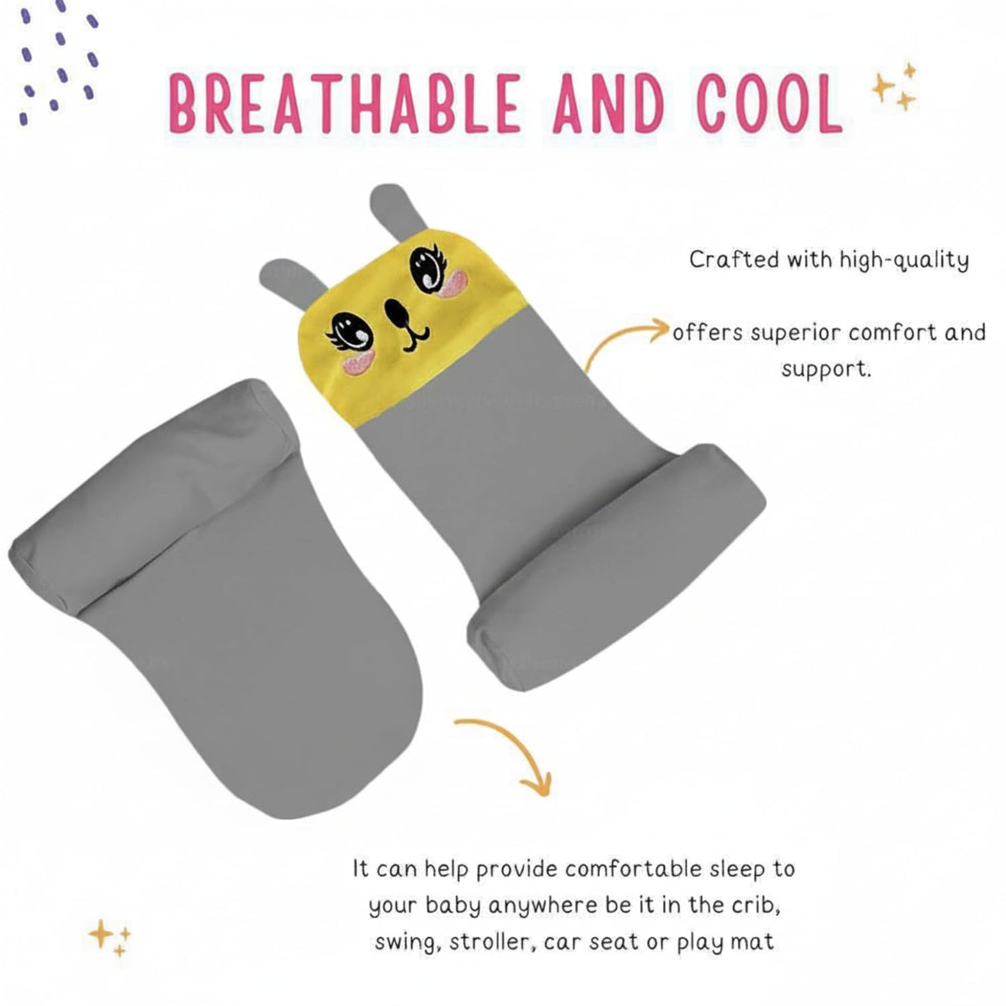 baby head support pillow