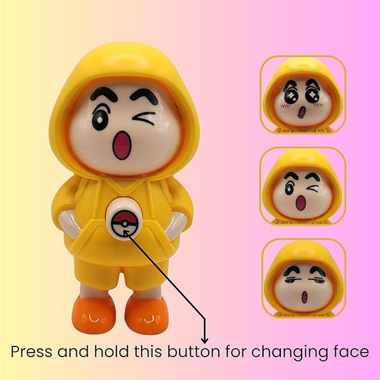 Face Rotating Keychain