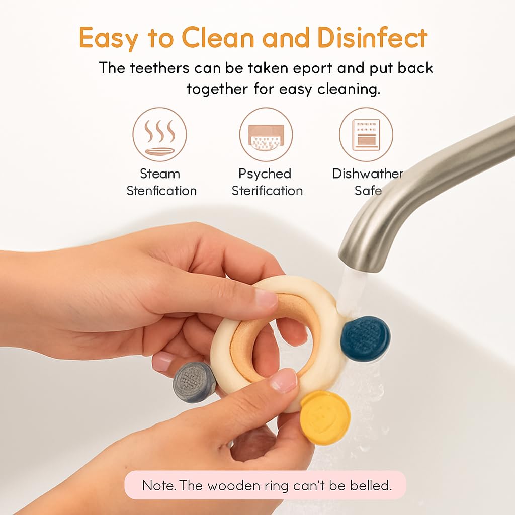 baby silicon teether toy