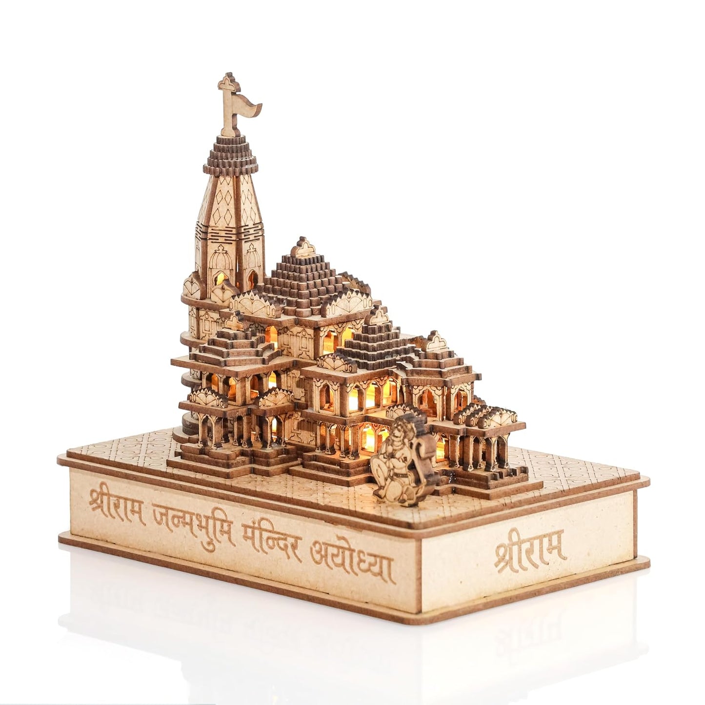 wooden ram mandir model