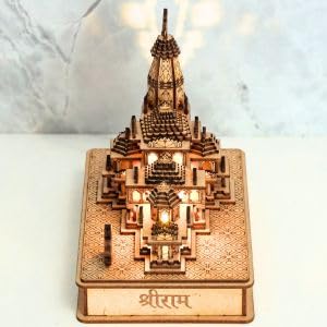 wooden ram mandir model