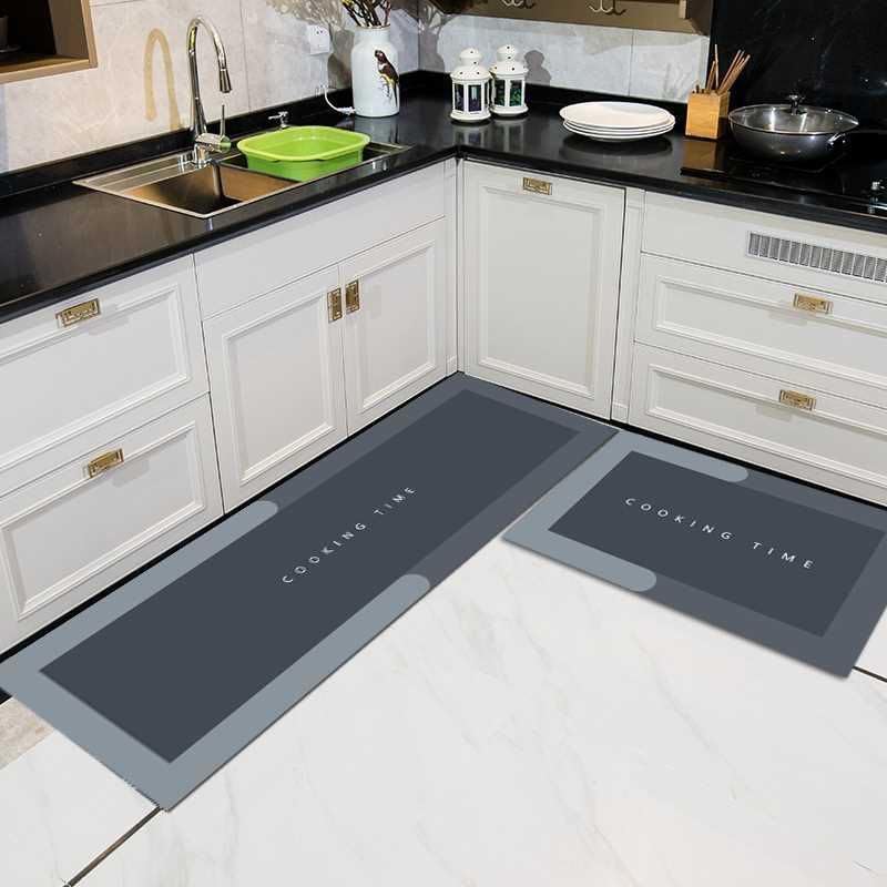 double kitchen mat