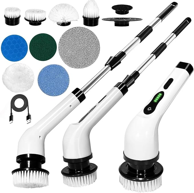 9 in 1 electric scrubber