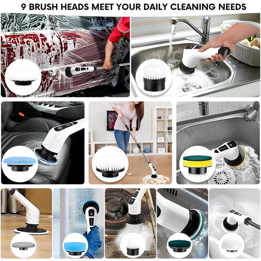 9 in 1 Electric Scrubber