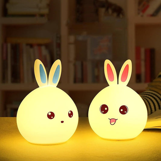 Silicone rabbit lamp