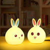 Silicone rabbit lamp