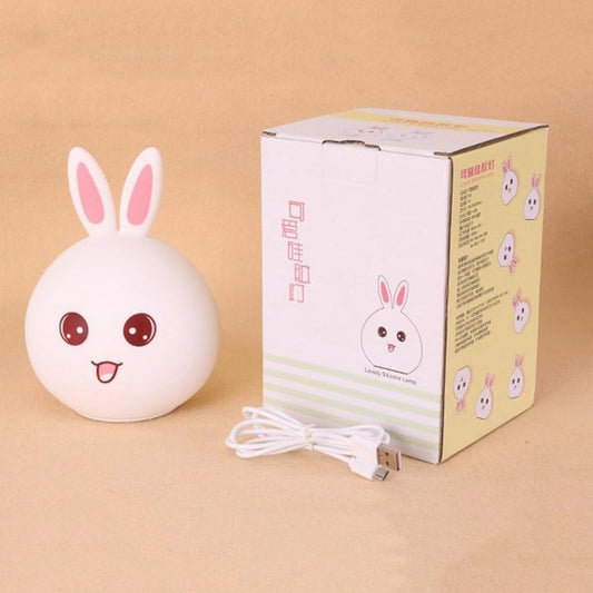 Silicone rabbit lamp