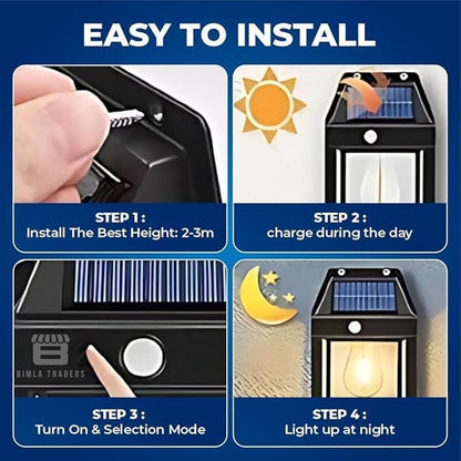 Solar wall lamp