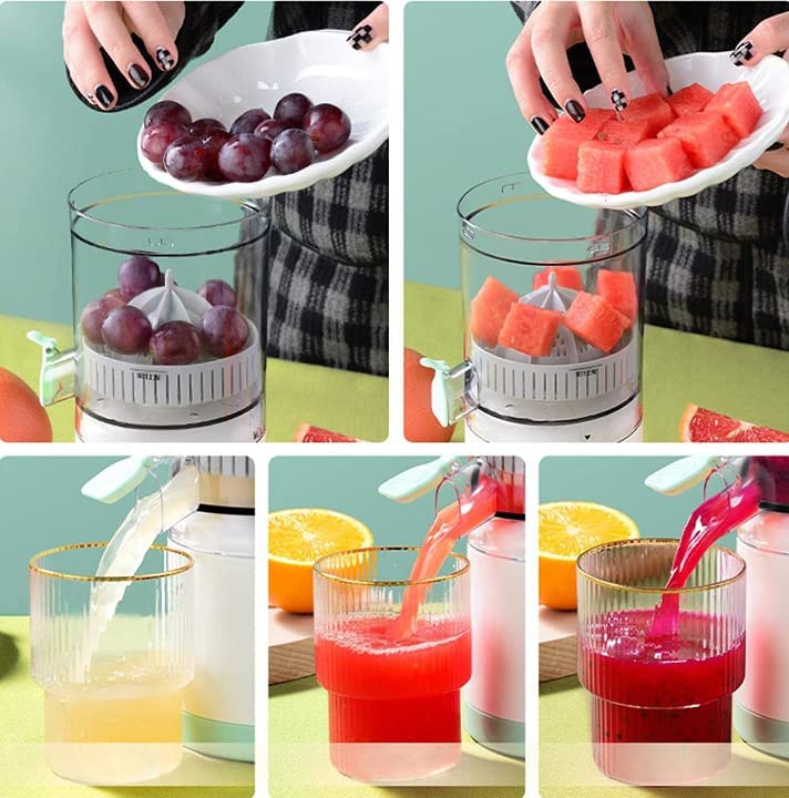 rechargeable citrus juicer with usb-c charging – 45w portable