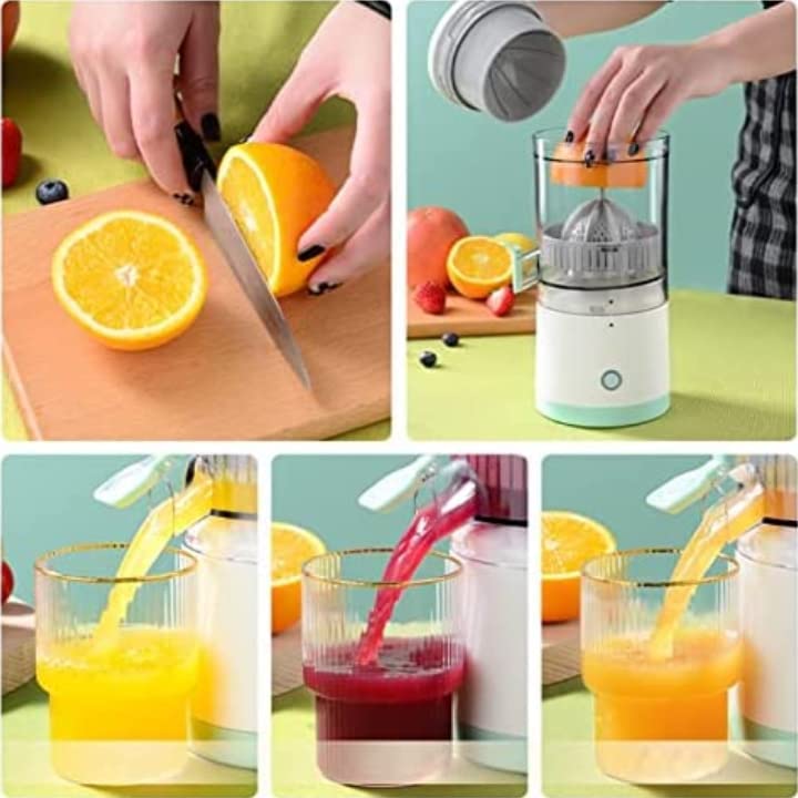 rechargeable citrus juicer with usb-c charging – 45w portable