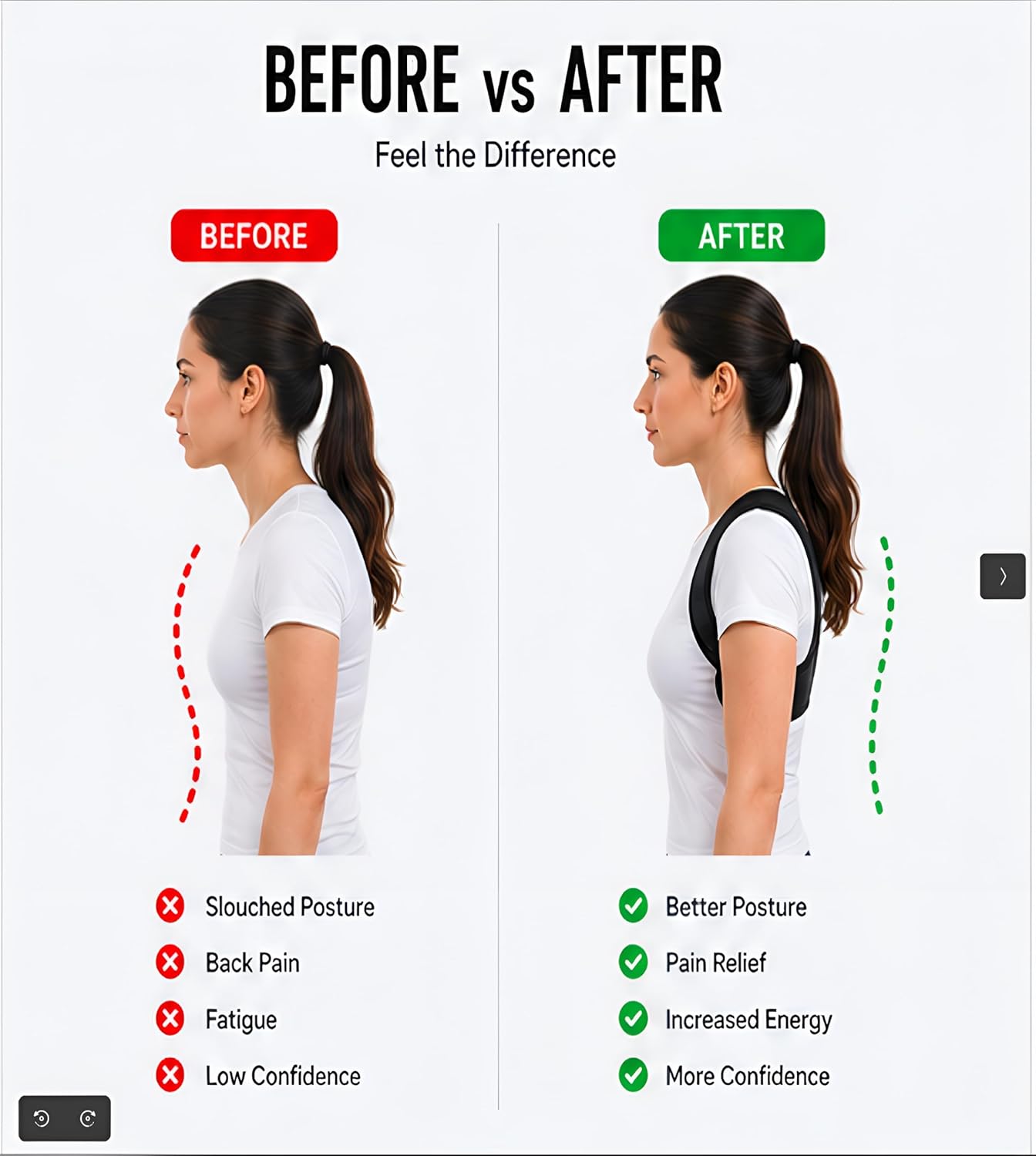 posture corrector belt for men & women