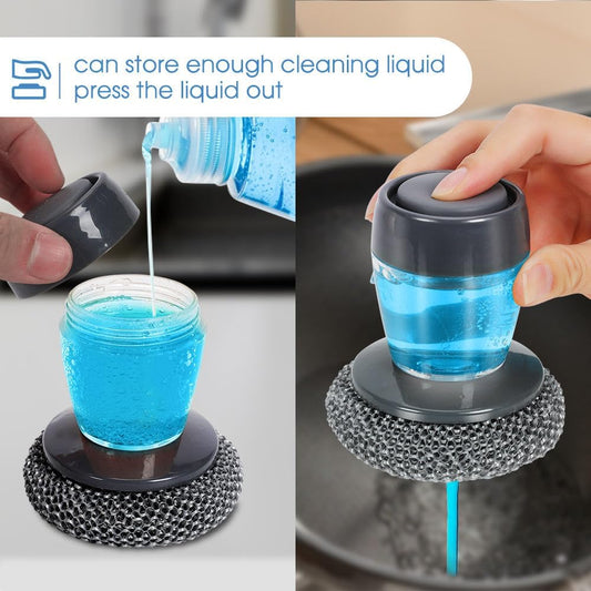 Liquid Dispensar Palm Brush