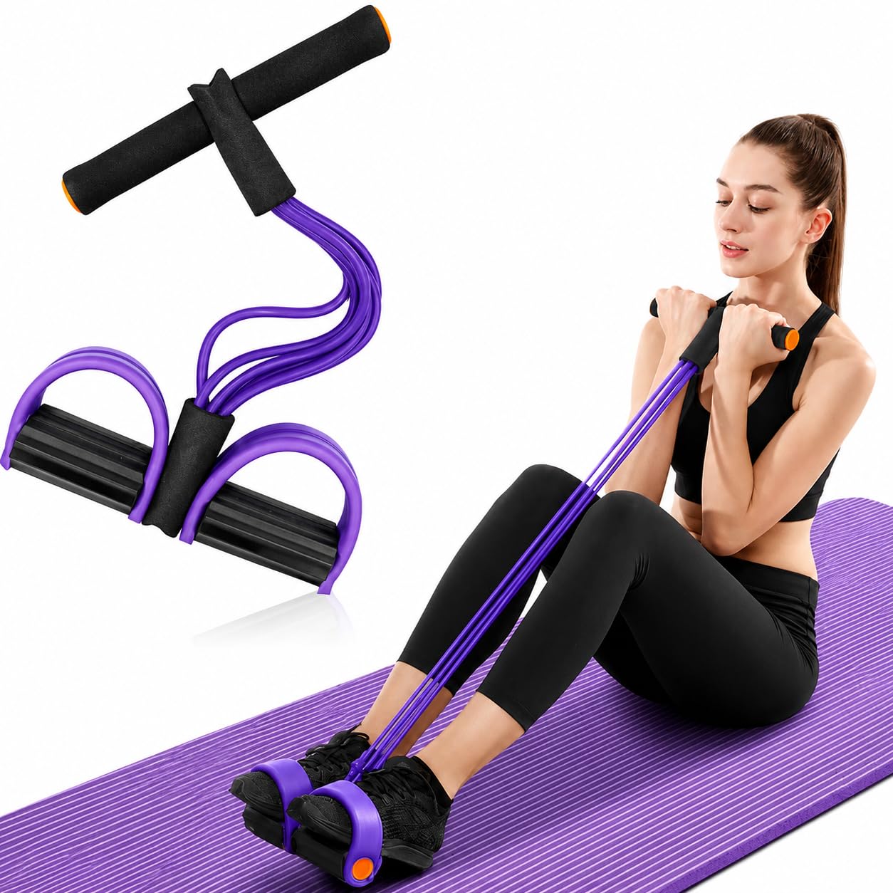 yoga pedal puller resistance band