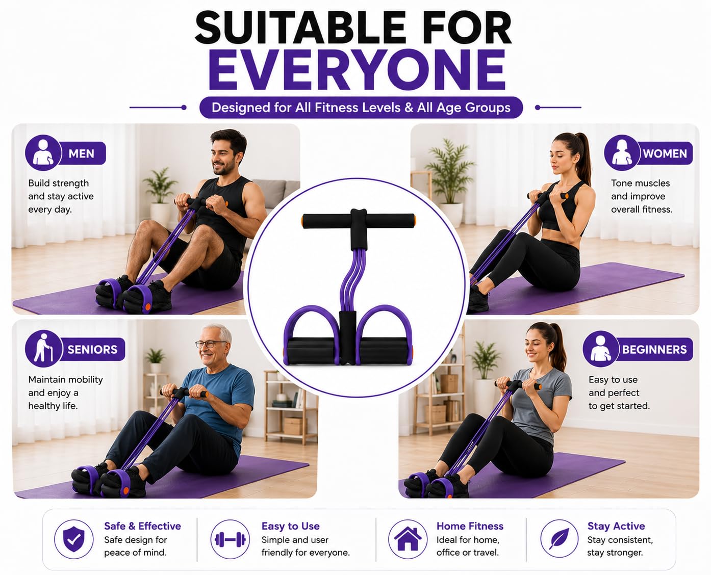 yoga pedal puller resistance band