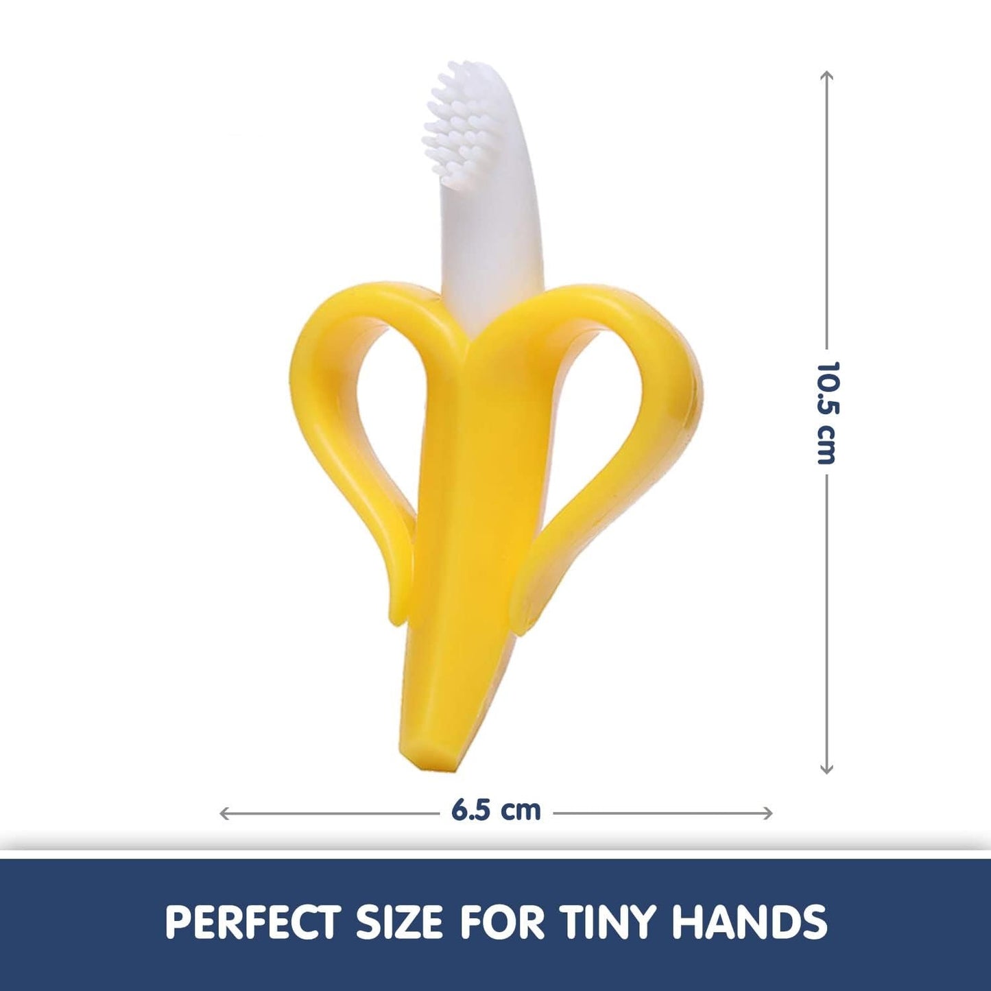 silicone baby banana toothbrush
