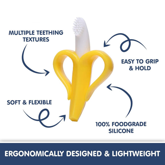 Silicone Baby Banana Toothbrush