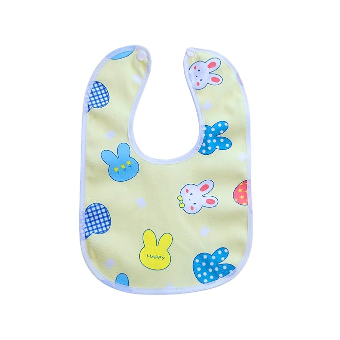 waterproof soft cotton baby bib (pack of 3)