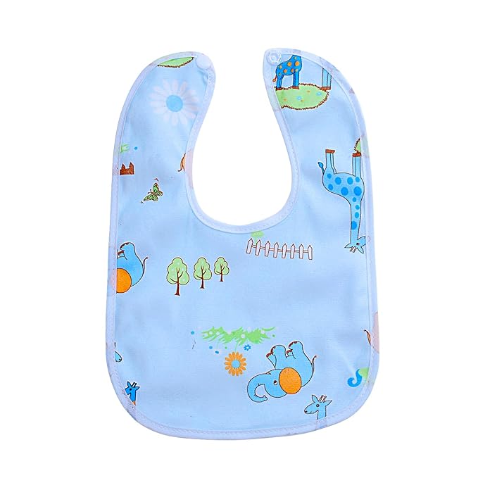 waterproof soft cotton baby bib (pack of 3)