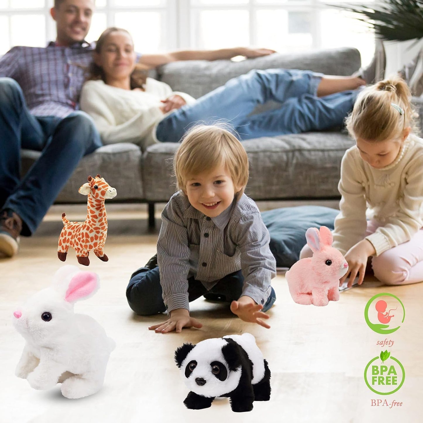 pandaworld cute friend bunny toy