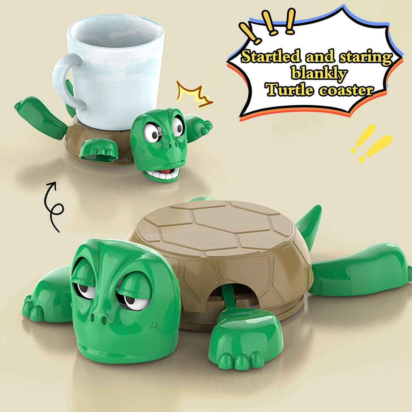 3d printed turtle cup coaster