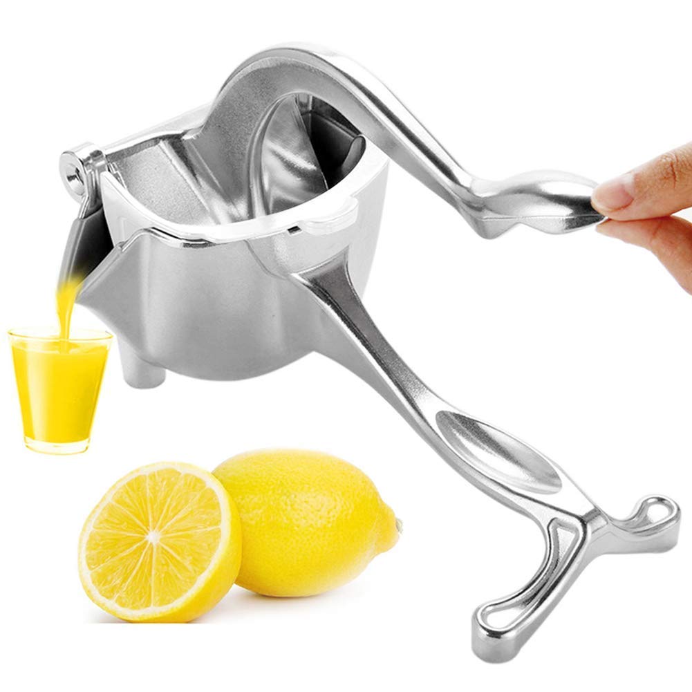 manual fruit juicer press, heavy duty stainless steel citrus squeezer