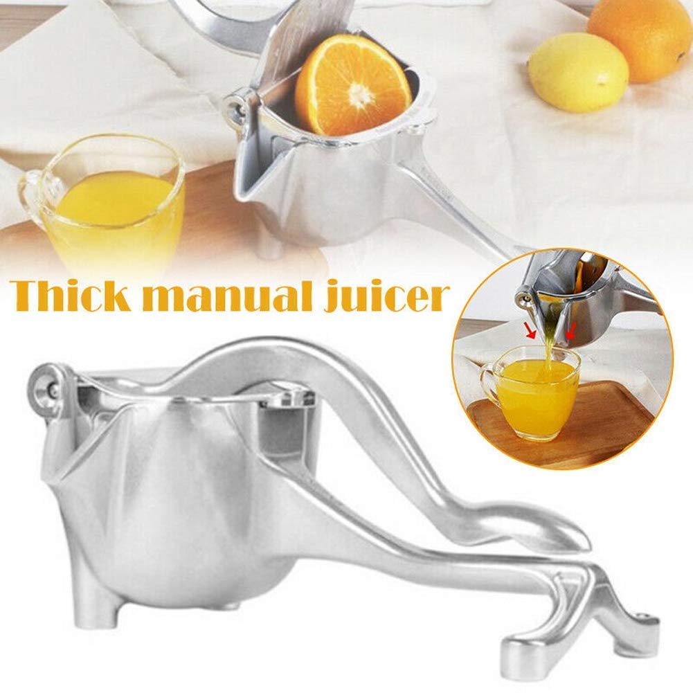 manual fruit juicer press, heavy duty stainless steel citrus squeezer